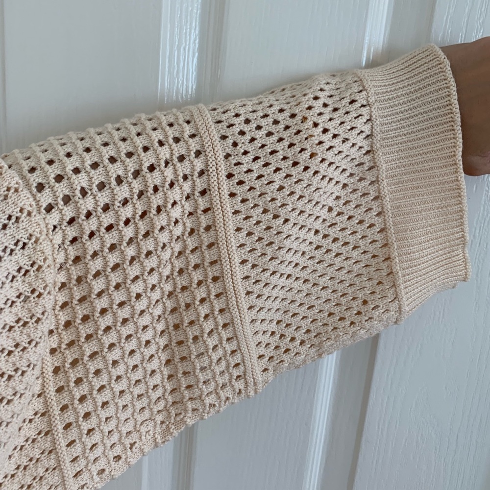 SOLD • Boatneck Ivory Sweater - Picture 6 of 6